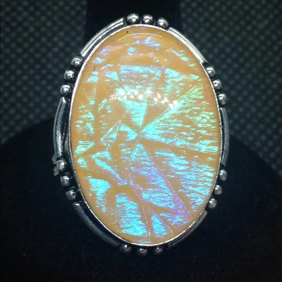 Jewelry - Australian Opal 925 Silver Ring